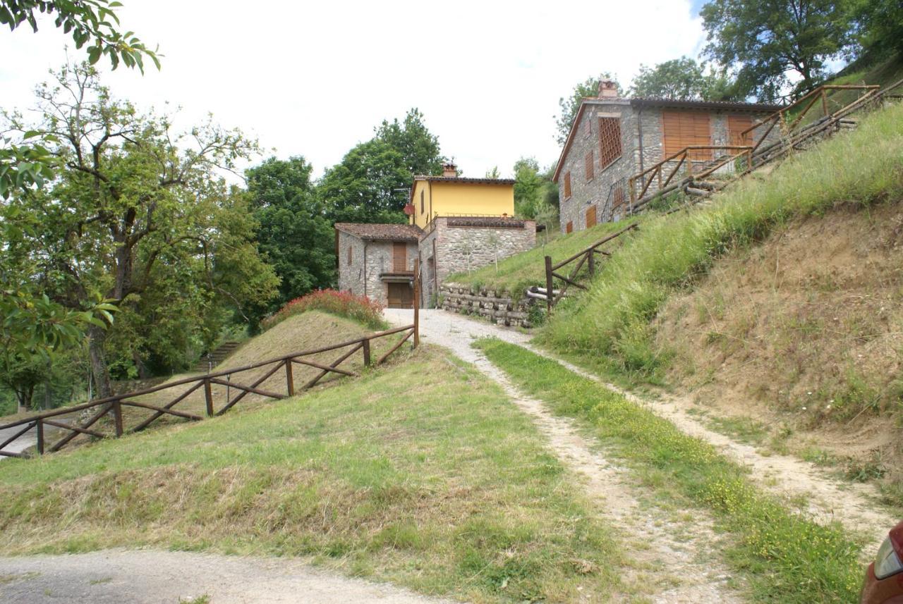 Tramonto Casa Barga Toscana Ristrutturata 2021 Exteriér fotografie