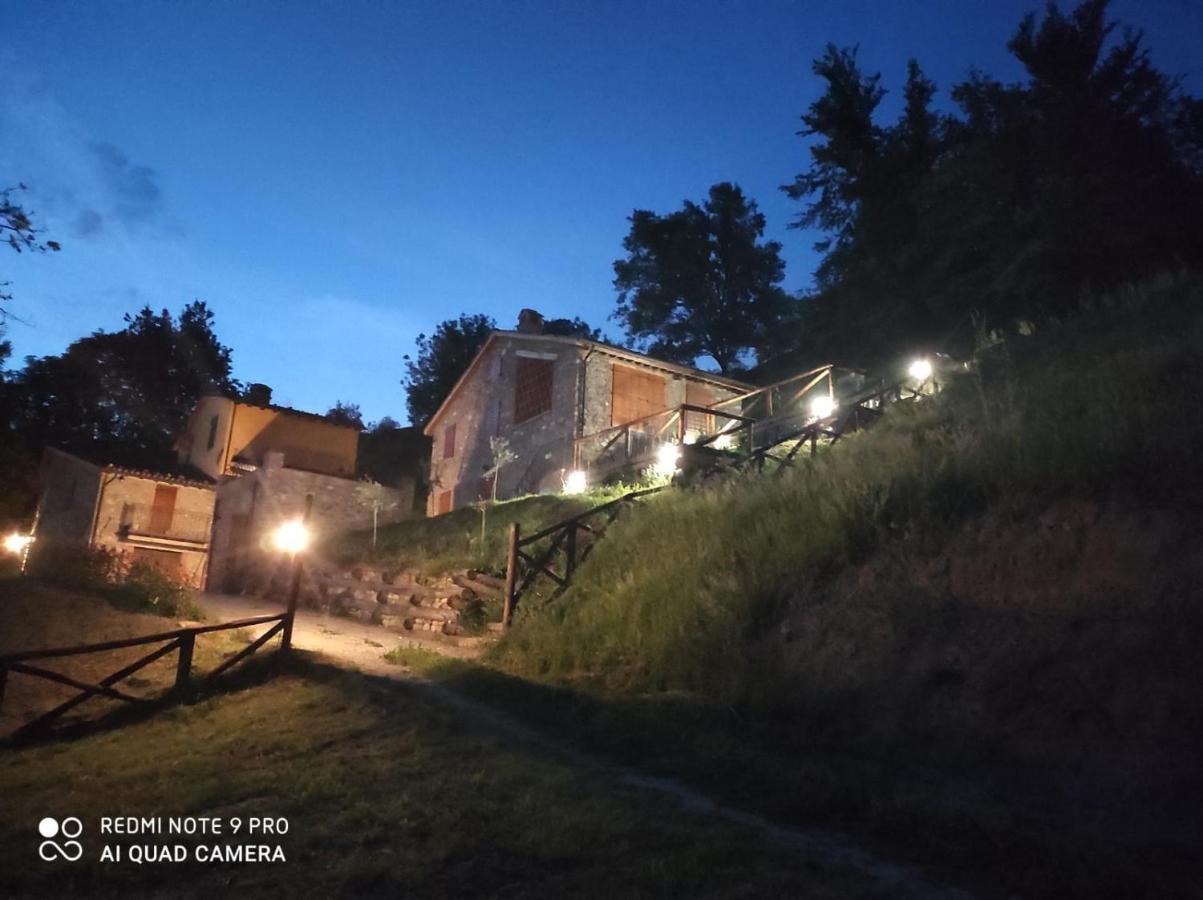 Tramonto Casa Barga Toscana Ristrutturata 2021 Exteriér fotografie