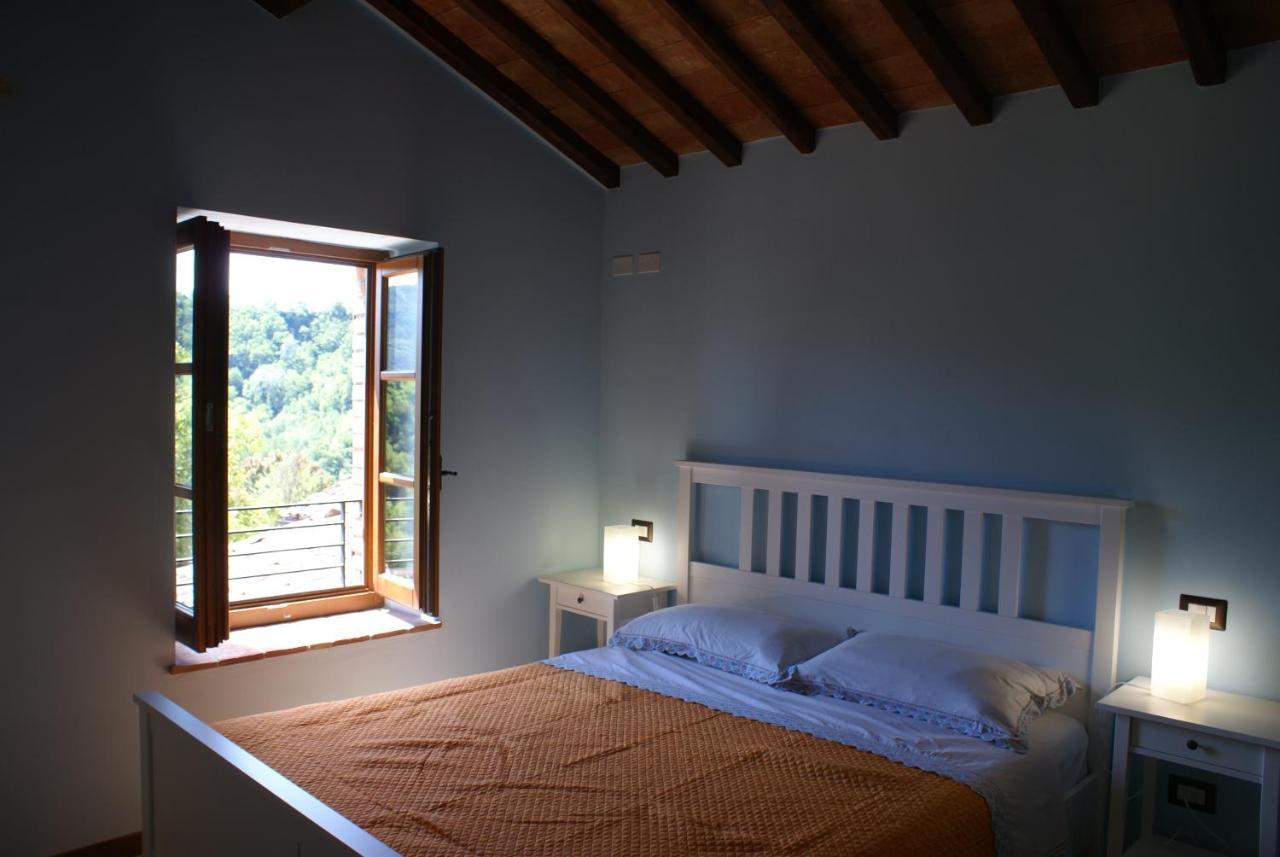Tramonto Casa Barga Toscana Ristrutturata 2021 Exteriér fotografie